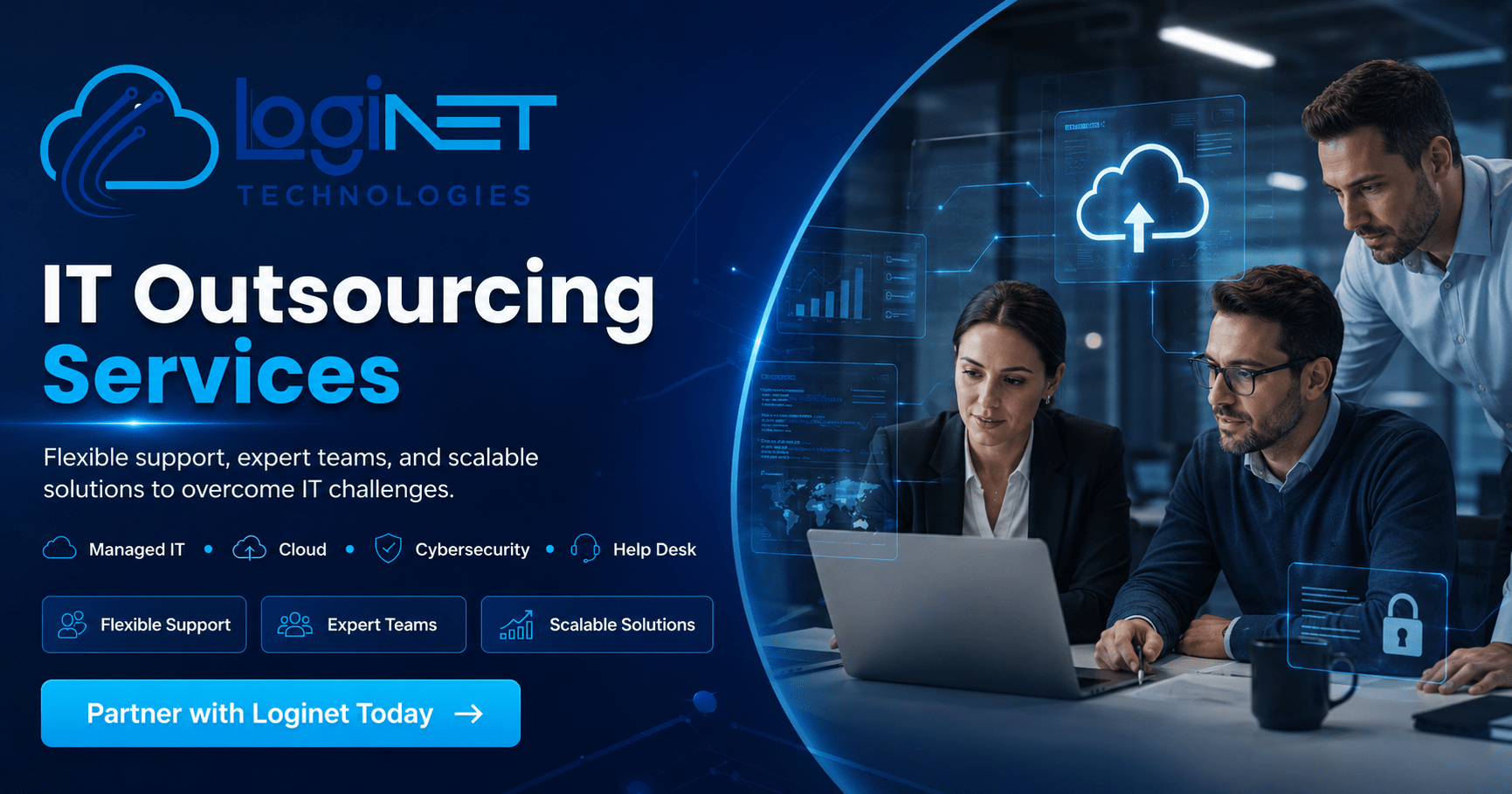 IT Outsourcing Services + Flexible IT Solutions | Loginet