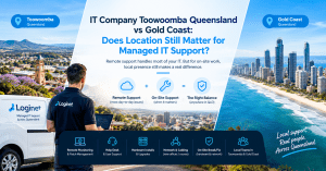 The IT company Toowoomba Queensland businesses trust still matters for hands-on work, even though most managed IT support runs remotely today.