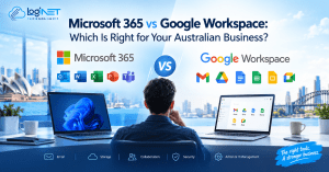Microsoft 365 vs Google Workspace compared on cost, migration and security for Aussie SMBs. Get a free platform recommendation.