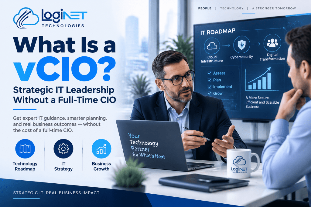 What is a vCIO? A fractional tech strategist who sets your IT roadmap and budget for Toowoomba businesses outgrowing reactive support.